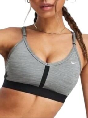 Nike INDY BRA Dri Fit grey and black NWT XL